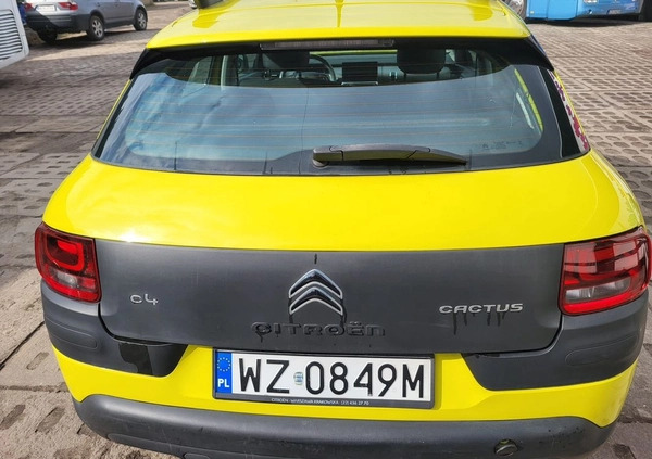 Citroen C4 Cactus cena 23900 przebieg: 123590, rok produkcji 2014 z Zgierz małe 37